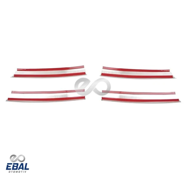 Opel Astra H SEDAN Krom Ön Panjur 4 Prç. 2004-2010 Arası P. Çelik - Resim 2