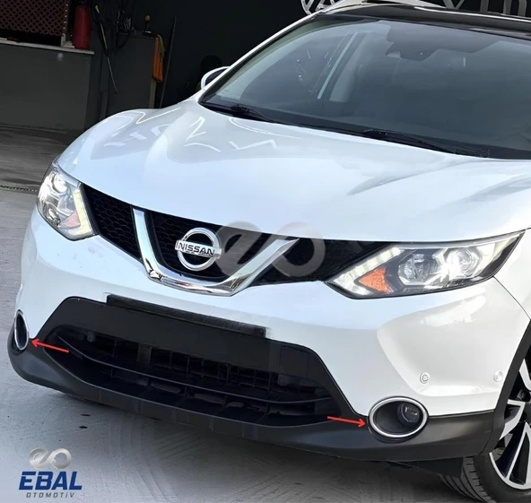 Nissan Qashqai  Krom Sis Farı Çerçevesi 2 Parça 2010-2014 - 3