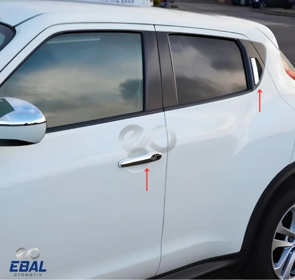 Nissan Juke Krom Kapı Kolu 4 Kapı 2010-2019 (sensörlü) P.Çelik - Resim 2