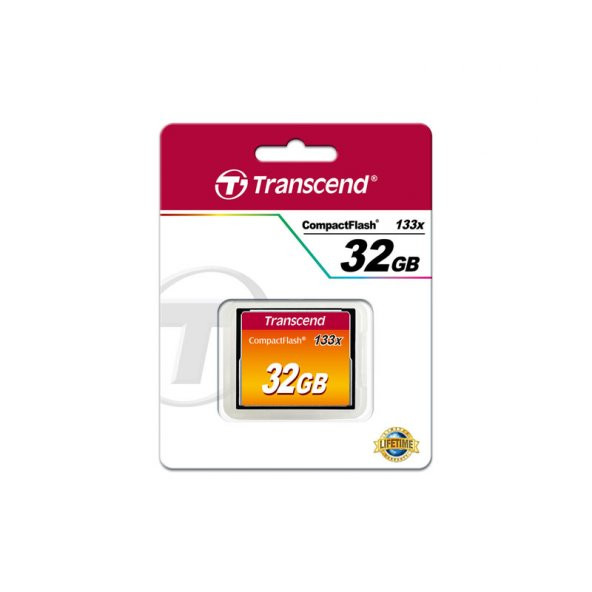 Transcend TS32GCF133 32 GB CF133 133X  50/20Mb/s CompactFlash Hafıza Kartı