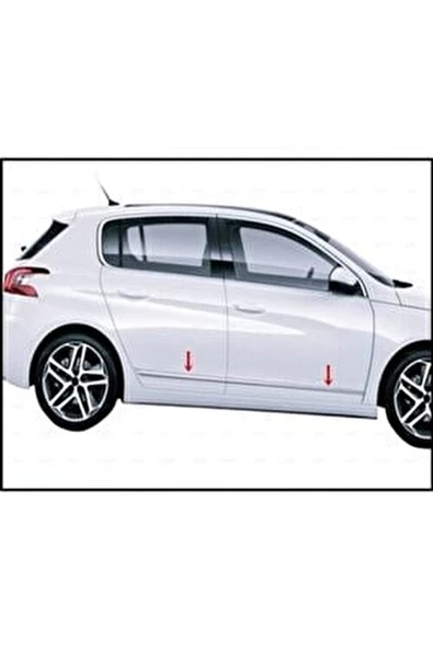 Peugeot 308 Krom Yan Kapı Çıtası 4 Kapı 2014 Üzeri P.çelik ürün görseli 1