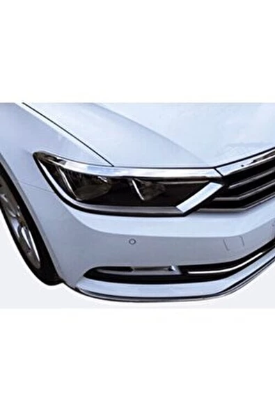Vw Passat B8 Krom Ön Panjur+ Far Üzeri Çıta 3 Prç. 2015-2019 Arası P.çelik - 5