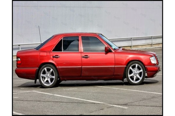 MERCEDES E Klasse W124 Krom Cam Çıtası 4 prç. 1984-1995 P. Çelik - Resim 2