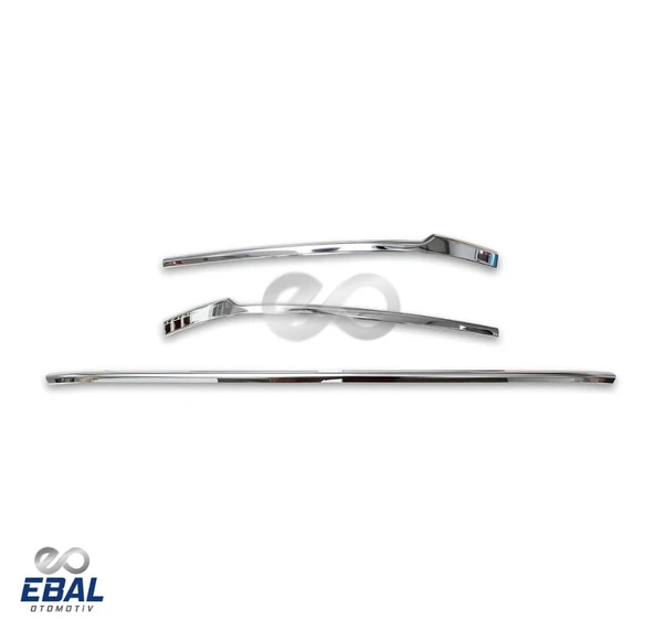 VW Passat 3C B8,5 Krom Ön Tampon Alt Çıta 3 prç. 2019 P.ÇELİK - Resim 2