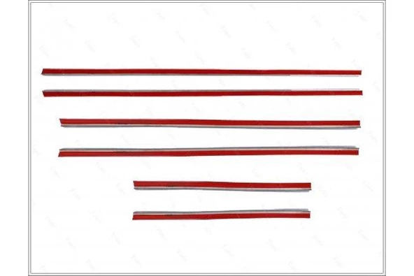 Fiat Freemont Krom Cam Çıtası 6 prç. 2012 Üzeri P. Çelik - Resim 4