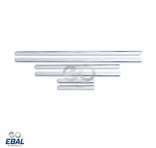 Seat Leon MK2 Krom Cam Çıtası 6 prç. 2006-2012 P. Çelik - Resim 5