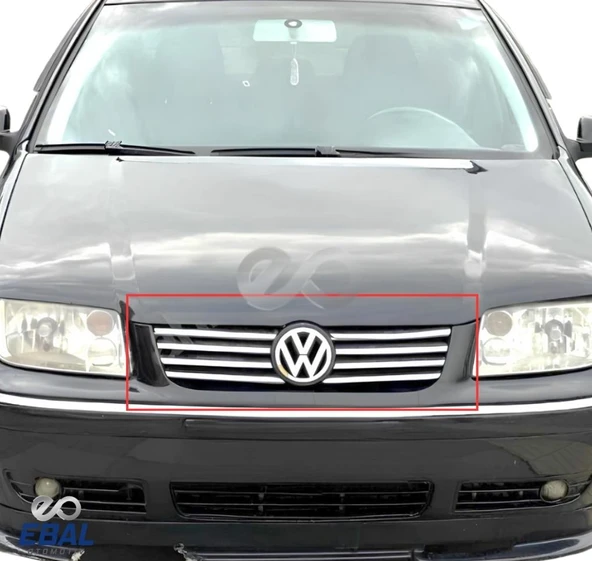 Vw Bora Krom Ön Panjur 8 Prç. 1998-2004 P. Çelik - Resim 4