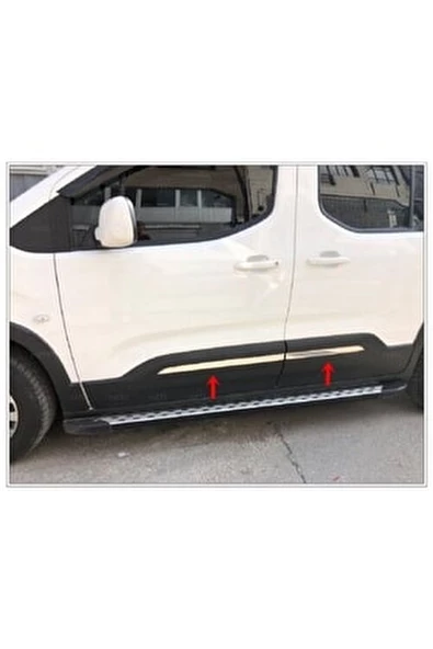 Peugeot Rifter Krom Yan Kapı Çıtası 4 Parça 2018-2023 Model Arası P.ÇELİK ürün görseli