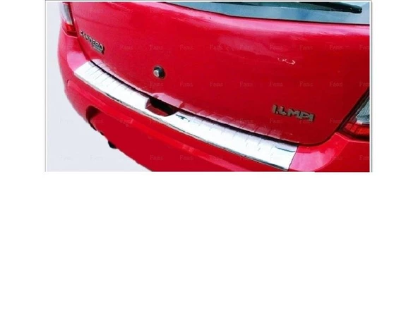 Dacia Sandero Krom Arka Tampon Üstü Koruma P.Çelik 2006-2012 - 3