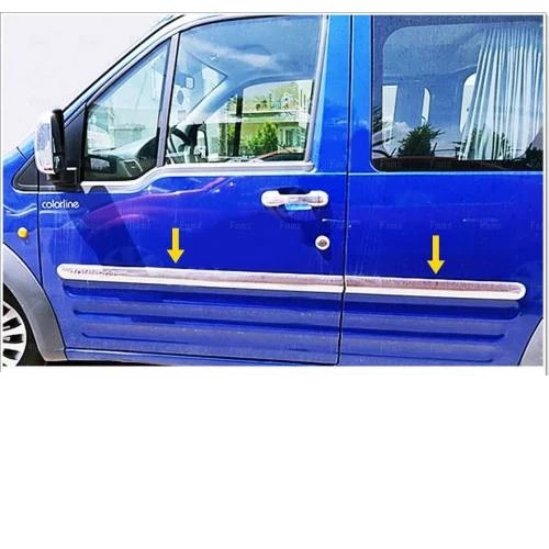 Ford Connect Krom Yan Kapı Çıtası 4 Kapı 2002-2014  Arası (Uzun Şase) ürün görseli 1