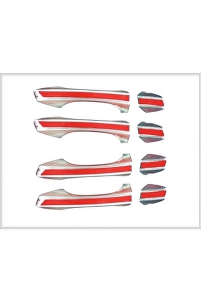 Skoda Super B6 Krom Kapı Kolu 4 Kapı 2008-2013 P. Çelik - Resim 2