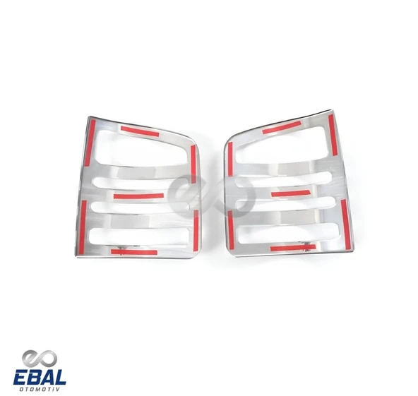 VW T5 Caravelle Krom Stop Çerçevesi 2003-2010 Paslanmaz Çelik - Resim 4