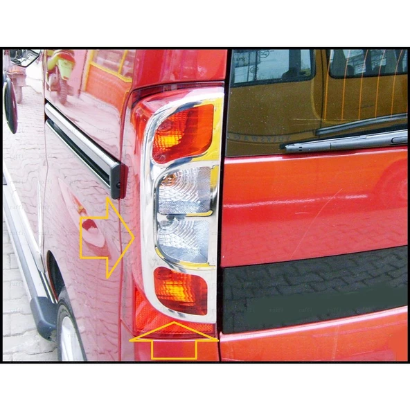 Citroen Nemo Krom Stop Çerçevesi 2 Parça 2008 Üzeri P.Çelik - 2