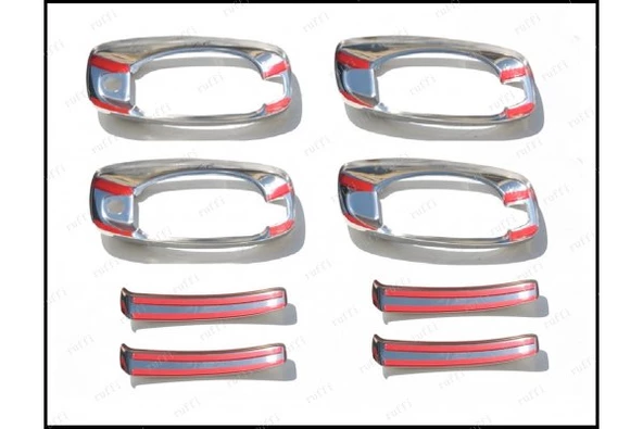 Citroen Jumper Krom Kapı Kolu+Çerçeve 4 kapı 2007 Üzeri P. Çelik - Resim 2