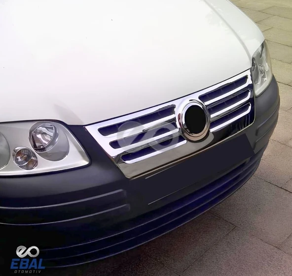 VW Caddy Krom Ön Panjur 1 prç. 2004 Üzeri P. Çelik Formlu - Resim 2