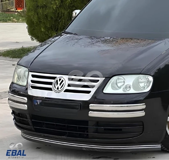 VW Caddy Krom Ön Panjur 1 prç. 2004 Üzeri P. Çelik Formlu - Resim 5