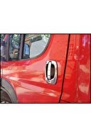 Fiat Ducato Krom Kapı Kolu+Çerçeve 4 kapı 8 Parça 2008 Üzeri P.Çelik - Resim 3