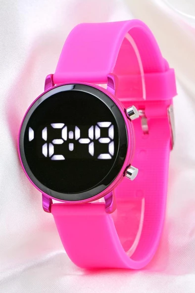 Pinkoli Pembe Led Büyük Kız Çocuk Kol Saati ST-304123