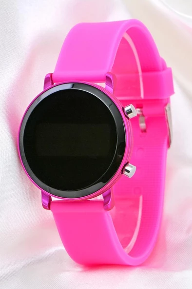 Pinkoli Pembe Led Büyük Kız Çocuk Kol Saati ST-304123 - 4