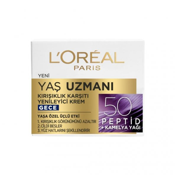 LOREAL PARİS YAŞ UZMANI 50+ KIRIŞIK KARŞITI GECE