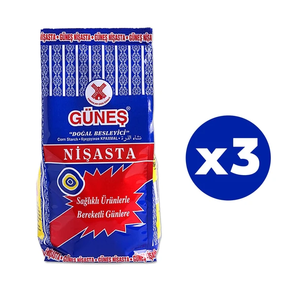 Güneş Mısır Nişastası 400g. X 3 Adet