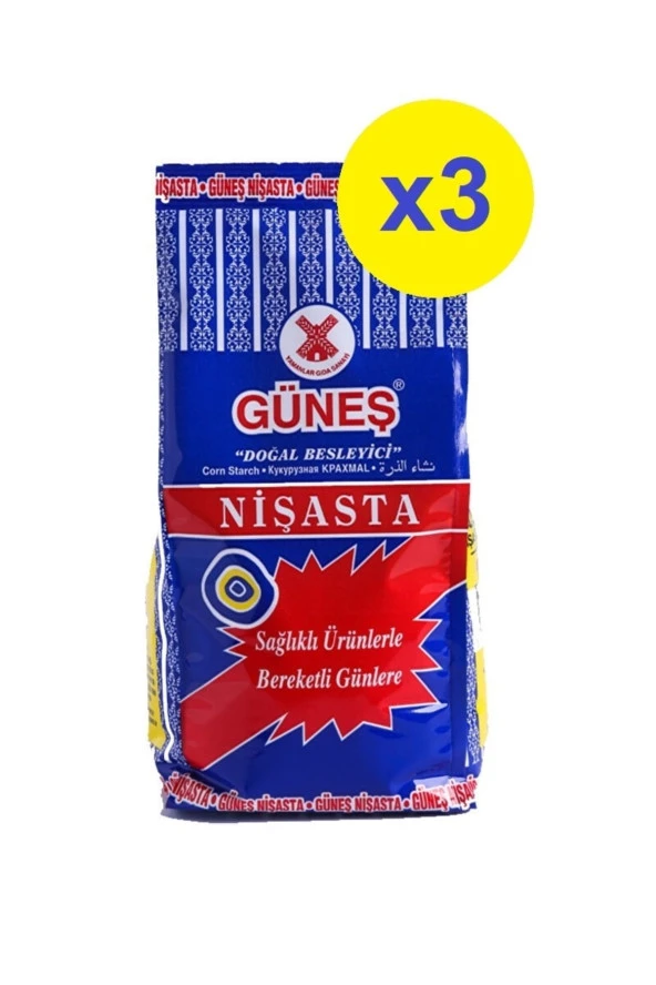 Güneş Mısır Nişastası 400g. X 3 Adet