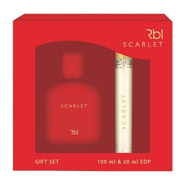 Rbl Kadın Parfüm Set 100ml Edp + 20ml Edp Scarlet