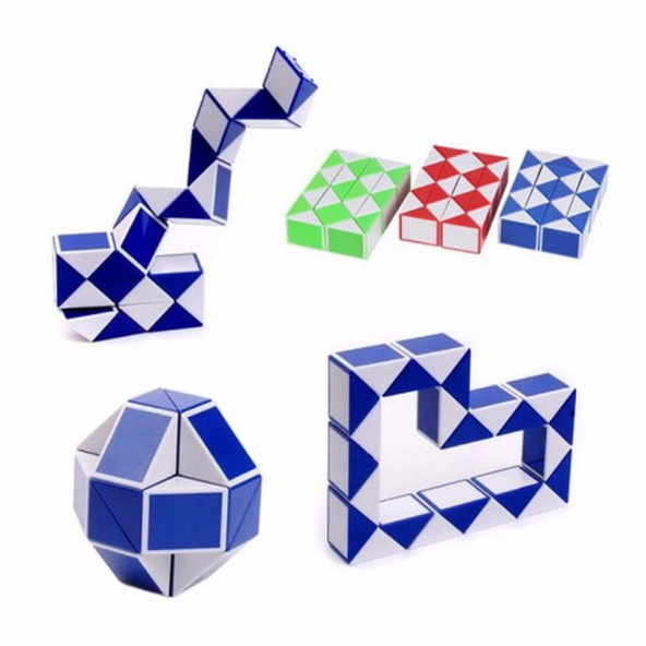 24 PARÇA MAGİC SNAKE RUBİK YILAN ZEKA KÜPÜ KÜÇÜK BOY - 3