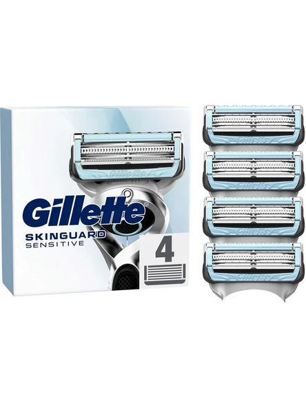 Gillette Skinguard Sensitive 4 Adet Yedek Tıraş Bıçağı