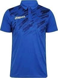 Uhlsport Brush Mavi Erkek Polo Yaka T-Shirt