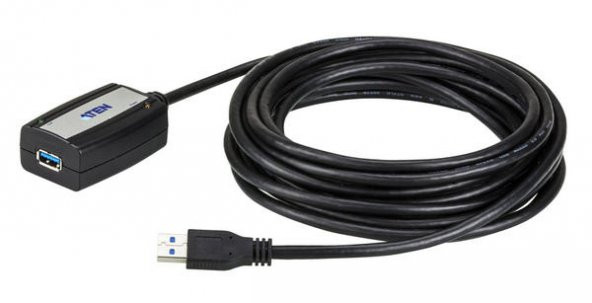 Aten UE350A 5 Mt USB 3.0 to USB 3.0 Erkek-Dişi Beyaz USB 3.2 Uzatma Kablosu