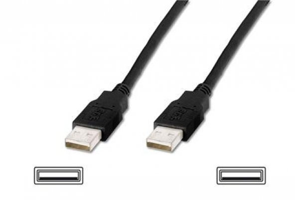 Digitus AK-300101-050-S 5 Mt USB 2.0 to USB 2.0 Erkek-Erkek AWG28 USB 2.0 Kablo