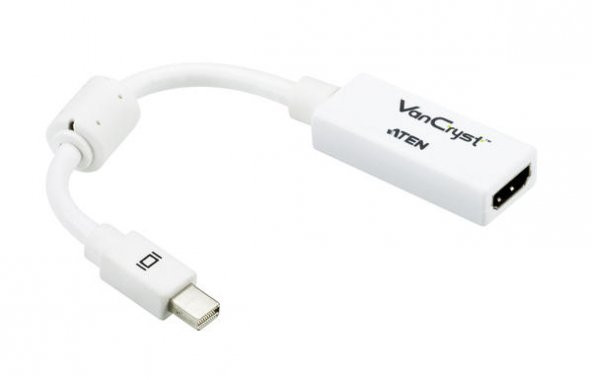 Aten VC980 mini DISPLAY PORT to HDMI 1080p Erkek-Dişi Beyaz Dönüştürücü Adaptör