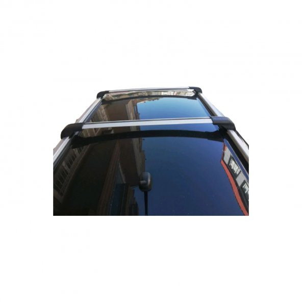 MaviTuning Chevrolet Trax 2013 Sonrası Gri Renk V2 Kilitli Port Bagaj Ara Atkı Tavan Barı Arabar - 4