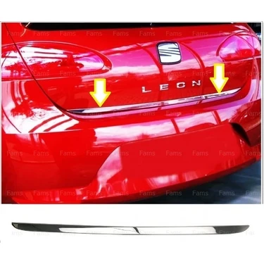 Seat Leon MK2 Krom Bagaj Alt Çıtası 2005-2012 P. Çelik ürün görseli