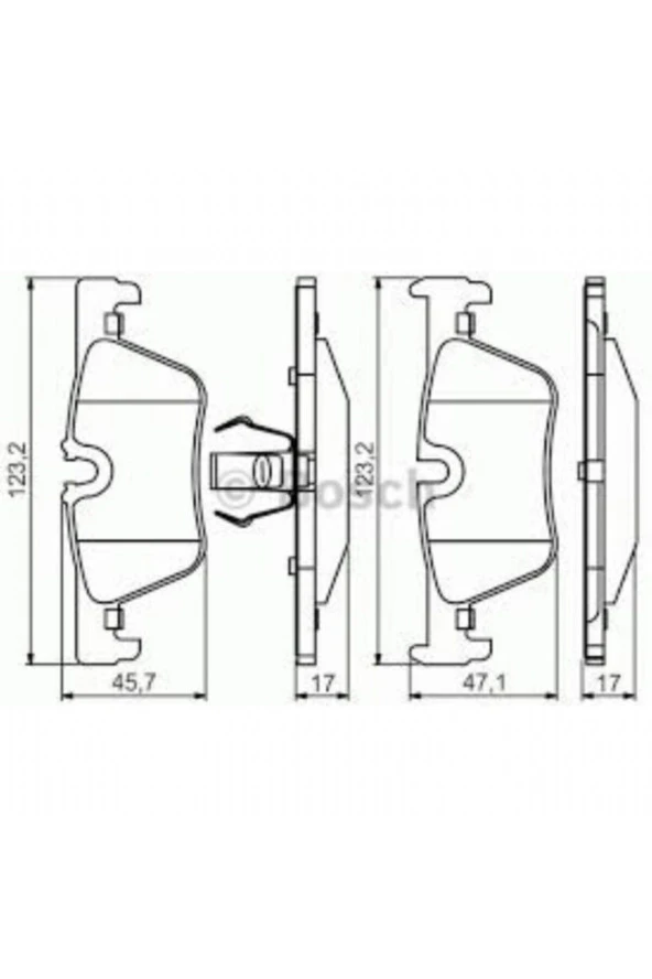 0986495289 Disk Balata Arka Bmw F20 F30 116 118 120 D 2010 ürün görseli 1