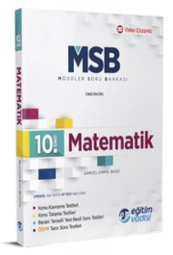 EĞİTİM VADİSİ 10,SINIF MODÜLER MATEMATİK SORU BANKASI