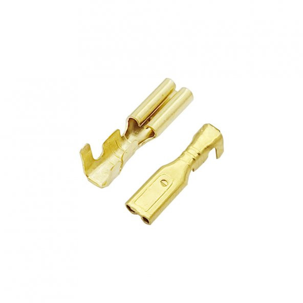 2.8mm Kablo Ucu Dişi Terminal Sarı Kablo Pabuç (Paket İçeriği 1000 Adettir) - 2