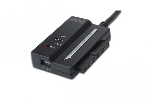 Digitus DA-70325 USB 3.0 to 2.5/3.5 inch IDE SATA Güç Adaptörlü Dönüştürücü Adaptör