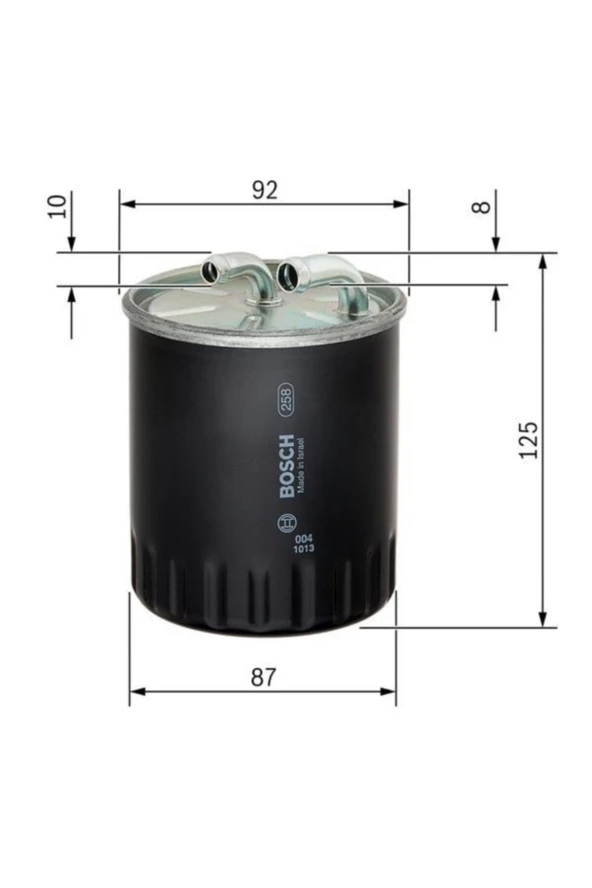 Bosch F026402065 Yakıt Filtresi Mercedes Sprınter 06 Vıto 10 W169 W245 W204 W212 C207 A207