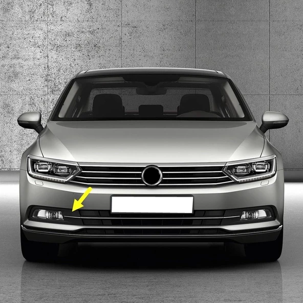 VW Passat B8 2015-2019 Ön Tampon Sağ Sis Farı Kapağı Krom 3G0854662A