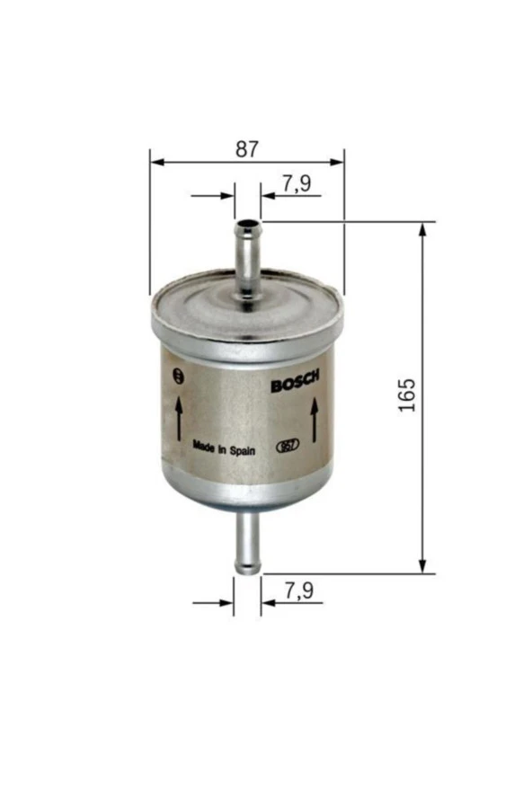 Bosch 0450905921 Yakıt Filtre K.ç Tıp Volvo S40 99-04 S60 01 S80 98-06 V40 99-04 C70 00-05
