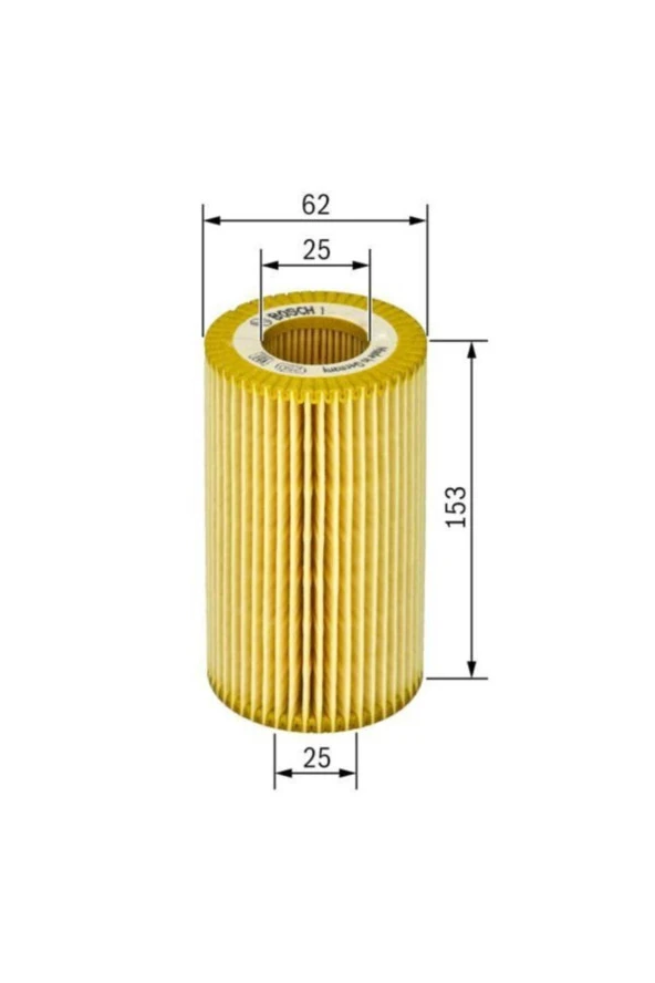 Bosch 1457429619 0986tf0007 Yağ Filtresi Bora-caddy Iı-golf Iv-passat-polo-crafter-lt 28-35