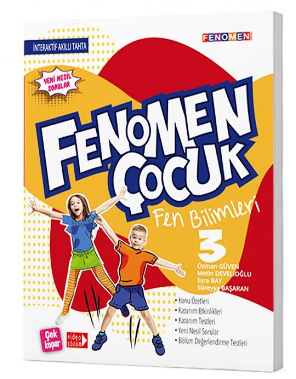 Fenomen Çocuk 3. Sınıf Fen Bilimleri Yeni Nesil Sorular 2023