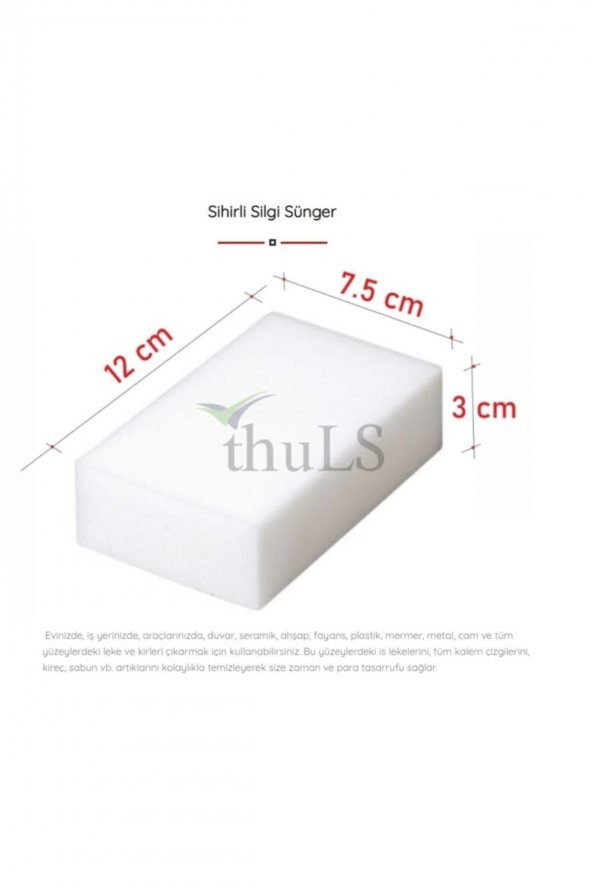 1 Adet Sihirli Sünger Magic Sponge - 4