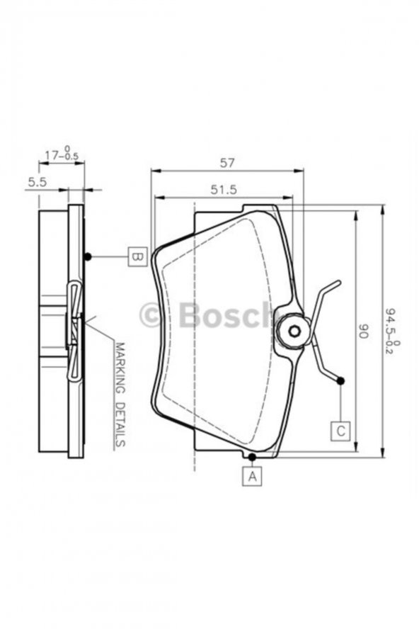 0986tb2290 Arka Balata Trafıc 3.01 06 14 Vıvaro 8.01 06 14 Prıma ürün görseli 1
