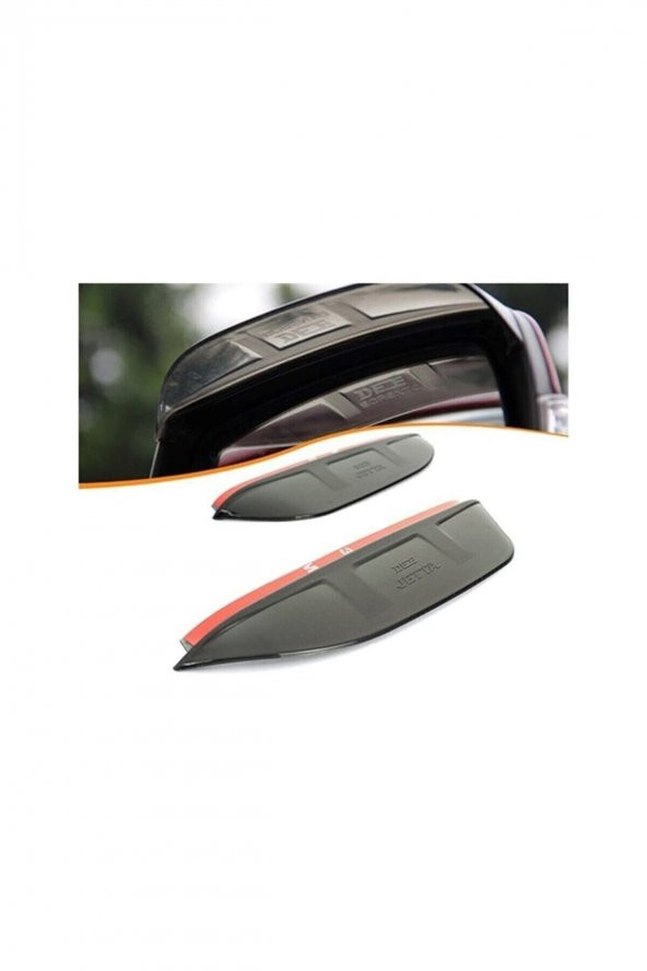 2 Adet Araba Oto Araç Ayna Yağmur Koruyucu Rüzgarlık Yağmurluk - 2