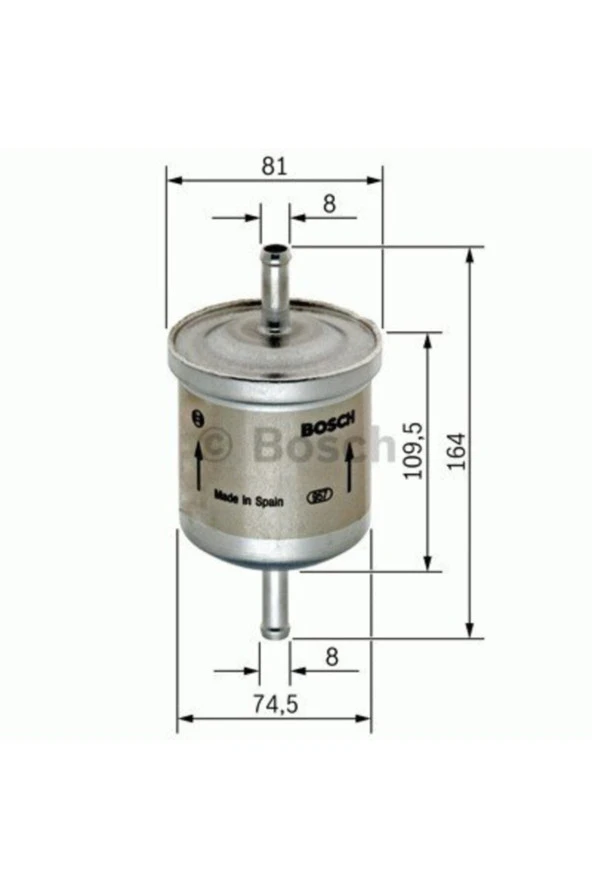 (0450905264) Yakıt Filtresi Clıo-r9-r11-r19-r21-safrane-p806-tra