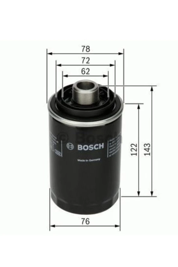 Yağ Filtresi Volkswagen Passat 2005-> Marka ürün görseli 1