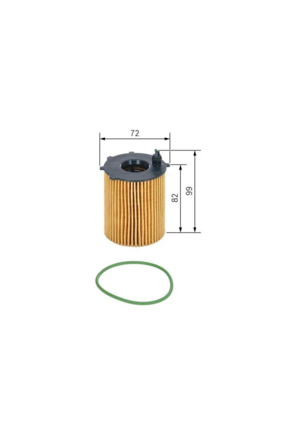 Bosch F026407082 Yağ Filtresi P208-p301-p308-p508-p2008-partner Teppe-berlıngo-celysee-c3-c